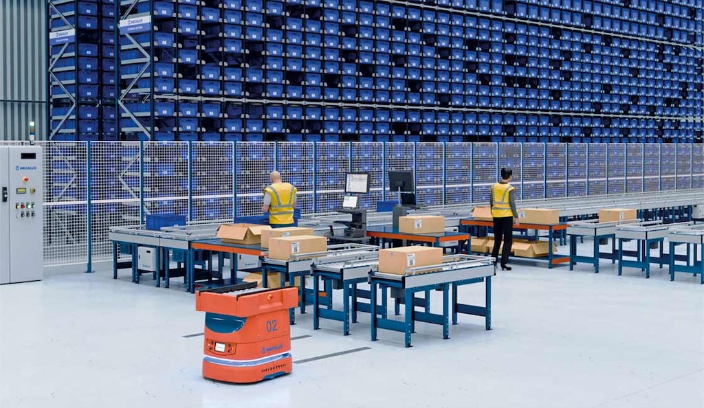 A WMS such as Mecalux’s Easy WMS automatically coordinates every stage of parallel picking