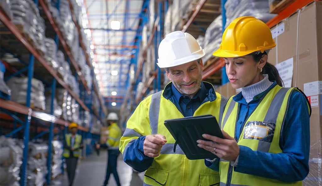 A procurement manager selects suppliers, manages inventory and drives continuous improvement