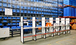 Putwall for efficient order fulfilment in ecommerce warehouses