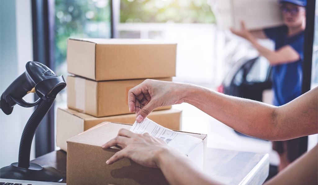 In reverse logistics, products are sent back to a warehouse or sorting facility