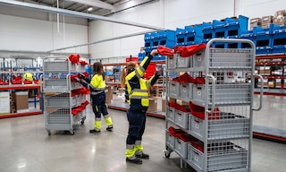 Applying SMED to order picking increases warehouse throughput