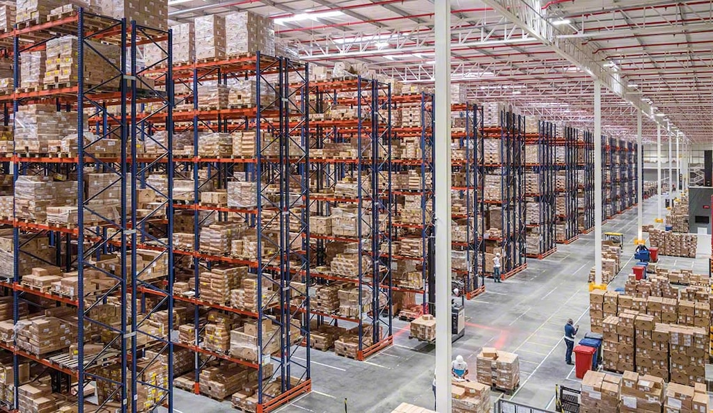 Pallet racking maximises vertical space