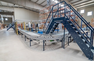 Crossovers allow operators to pass over a conveyor system safely