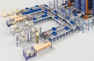 Conveyor systems facilitate the supply of products to multiple pick stations
