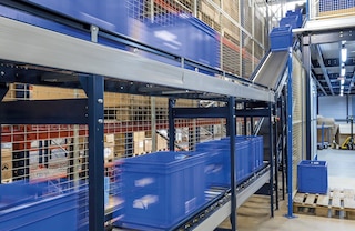 It is possible to design double-decker belt conveyors