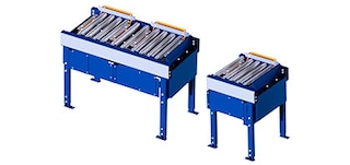 The lift-hold conveyor is used for AS/RSs with front conveyors