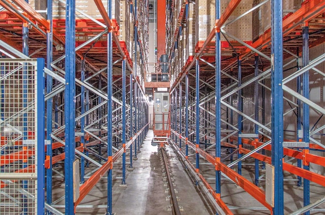 Warehouse of dessert manufacturer Laiterie Saint-Père in France
