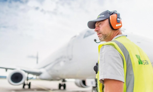 Warehouse of industrial service provider WISAG in Krefeld (Germany)