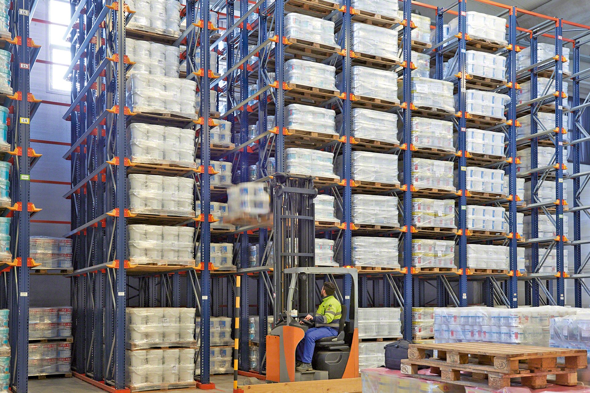 Drive-in racking is perfect for making the most of the height of the warehouse