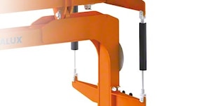 Hydraulic buffers provide stability to the movement of the trolleys