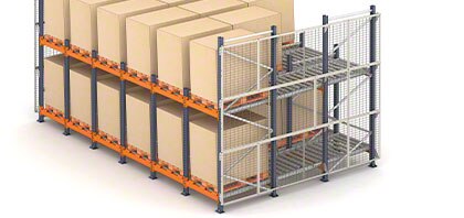 Pallet Flow Racking (Live System) - Mecalux.com