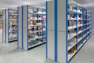 M3 light duty racks are a very functional option for storing moderately weighted products