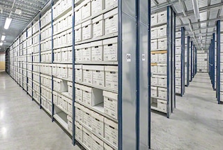 The features of M3 light duty racks perfectly meet the needs of document and archiving centres