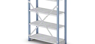 Cross bracing sets increase the stiffness of M3 light duty racks