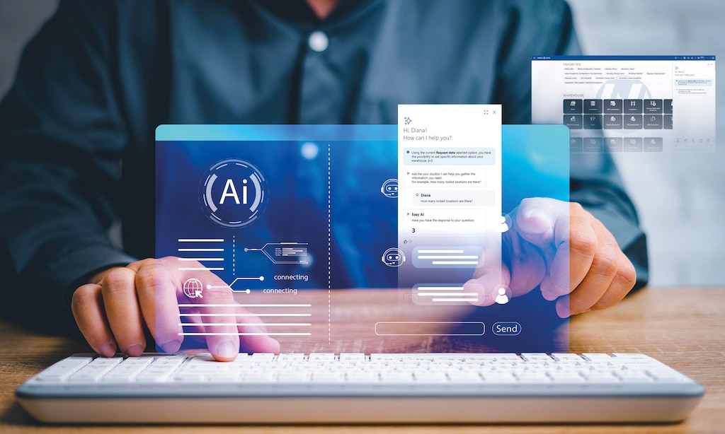 Easy WMS’s generative AI assistant responds to requests conversationally