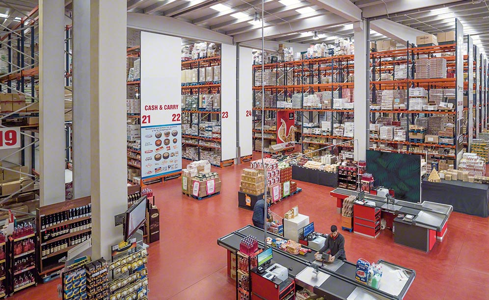 Shops have turned into local warehouses