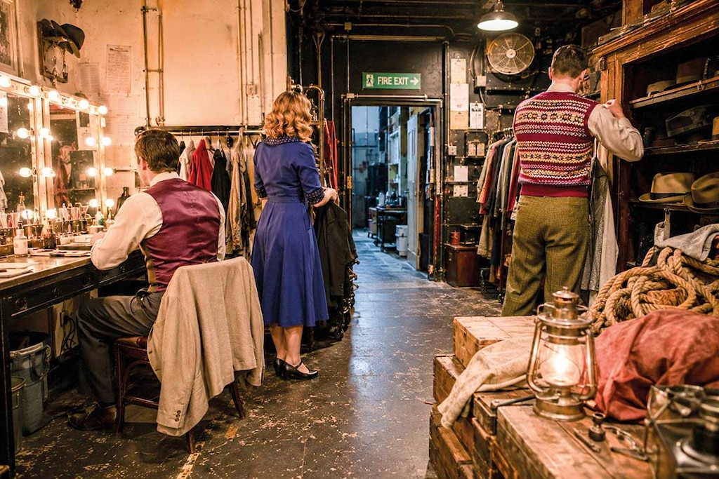 Costumes are prepared hours before every performance of The Mousetrap