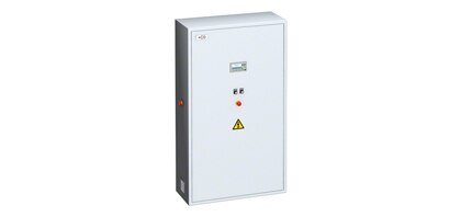 The main power panel incorporates the PLC