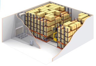 Implementing mobile racks in cold stores fosters energy savings