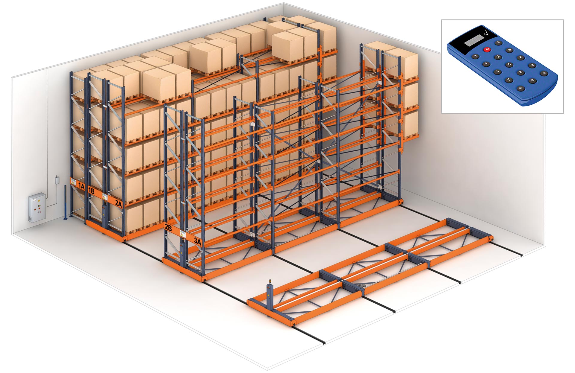 Mobile Racks Mobile Pallet Racking System Mecalux Mobile Racks Mobile Pallet Racking System Mecalux