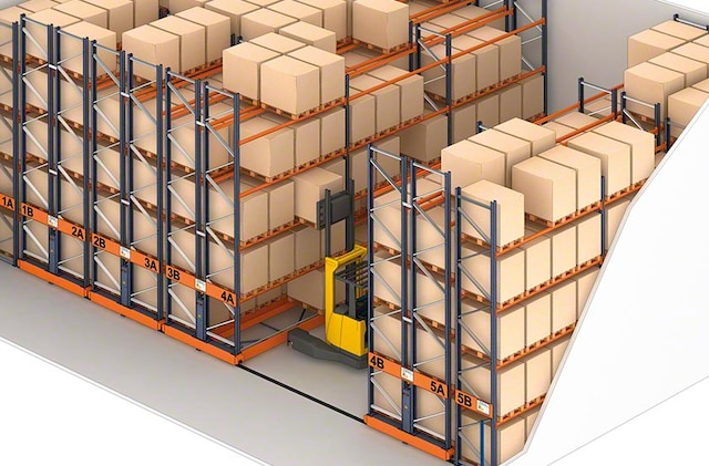 Movirack is a mobile racking system