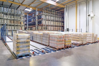 Pallet conveyor systems can act as preload channels