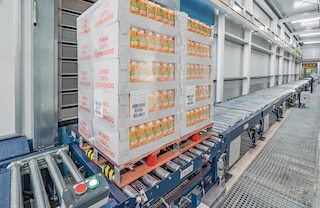 Pallet conveyors optimise internal pallet flows