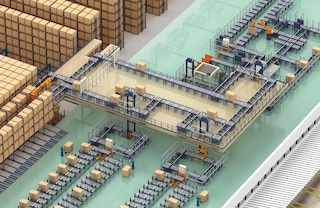 Pallet conveyor systems can be tailored to accommodate any type of warehouse layout