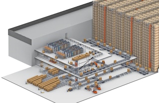 Pallet conveyor systems are the ideal solution for expediting product transport between different warehouse areas