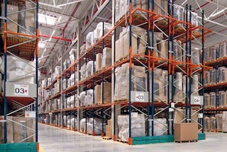 Double-deep pallet racking dimensions provide greater storage capacity