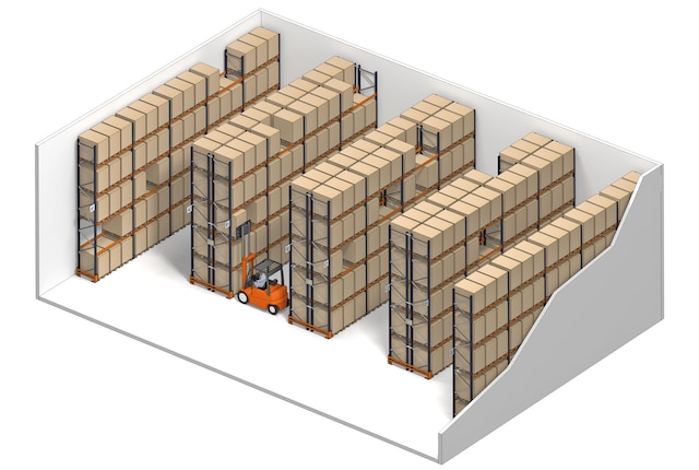 Pallet racks are an ideal storage system for managing varied SKUs Pallet racks are an ideal storage system for managing varied SKUs