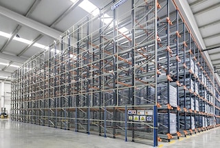 The Pallet Shuttle system is the perfect solution for fitting out a warehouse buffer