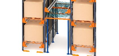 Protection in Pallet Shuttle racking passageways