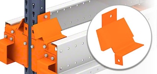 Pallet centraliser in Pallet Shuttle racking