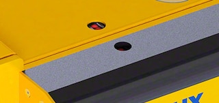 Shuttle car on-board pallet detectors