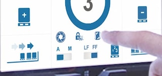 The change-work-aisle function enables you to choose the side of the racking you want to work on
