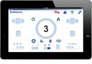 The Pallet Shuttle control system offers a wide range of functions