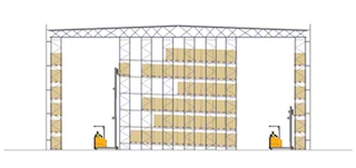 High-density racking makes the most of warehouse space