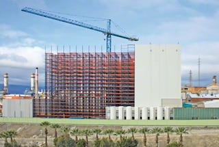 Pallet rack supported buildings can be up to 45 m tall
