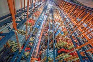 Rack supported buildings with AS/RS can reach great heights