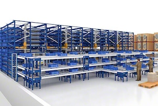 The automated bin storage system meets the needs of the pharmaceutical sector