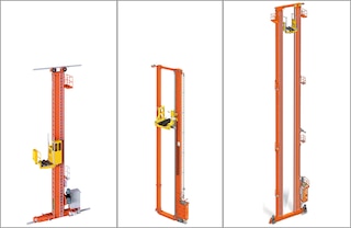 Mecalux features several stacker crane models tailored for multiple needs