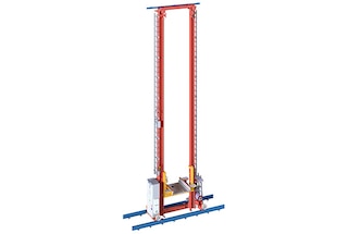 The SC1 stacker crane is exclusive to the Automated Pallet Shuttle system