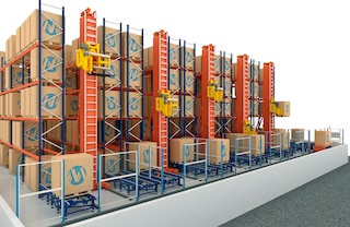 Trilateral stacker cranes are the perfect solution for automating a low-bay racking system