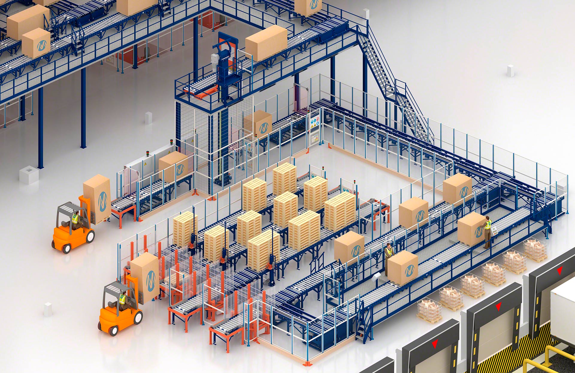 Vertical Conveyors pallet Elevators Mecalux Vertical Conveyors pallet Elevators Mecalux