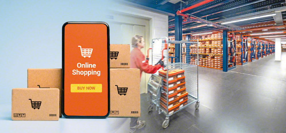E-commerce warehouses manage large numbers of SKUs