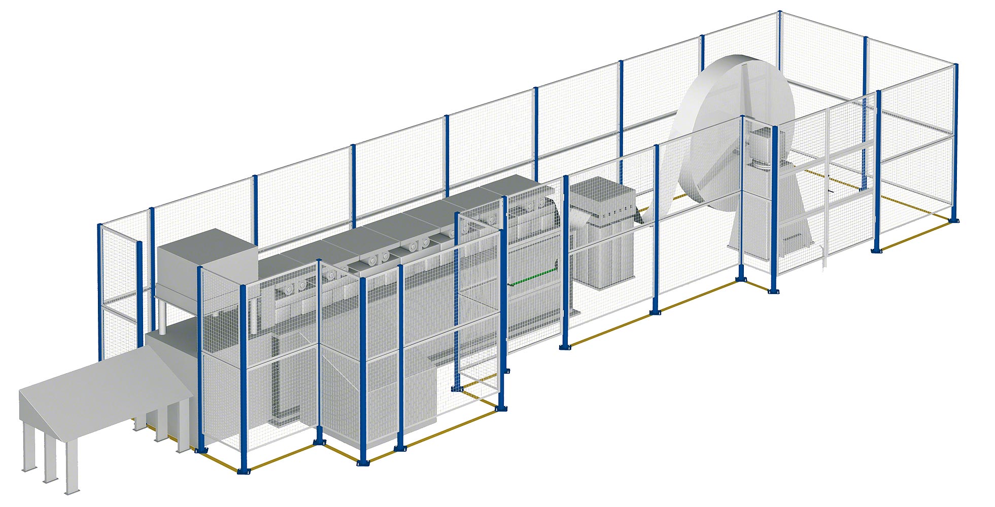 Perimeter protection system, fully modular and designed to meet all 