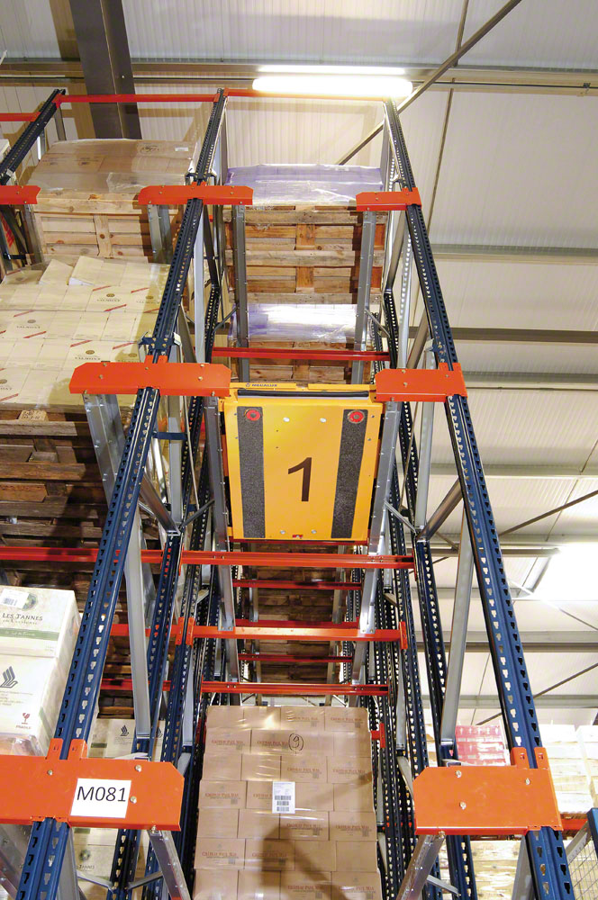 The structure incorporates rail-end-stops to increase safety