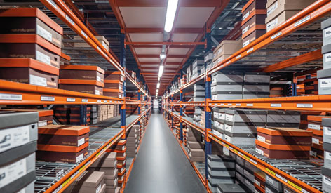 Racking And Shelving Warehouse, Mecalux Metal Point Shelving Systems