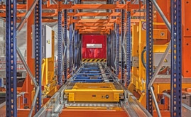 The automatic Pallet shuttle use stacker cranes as its primary transport equipment